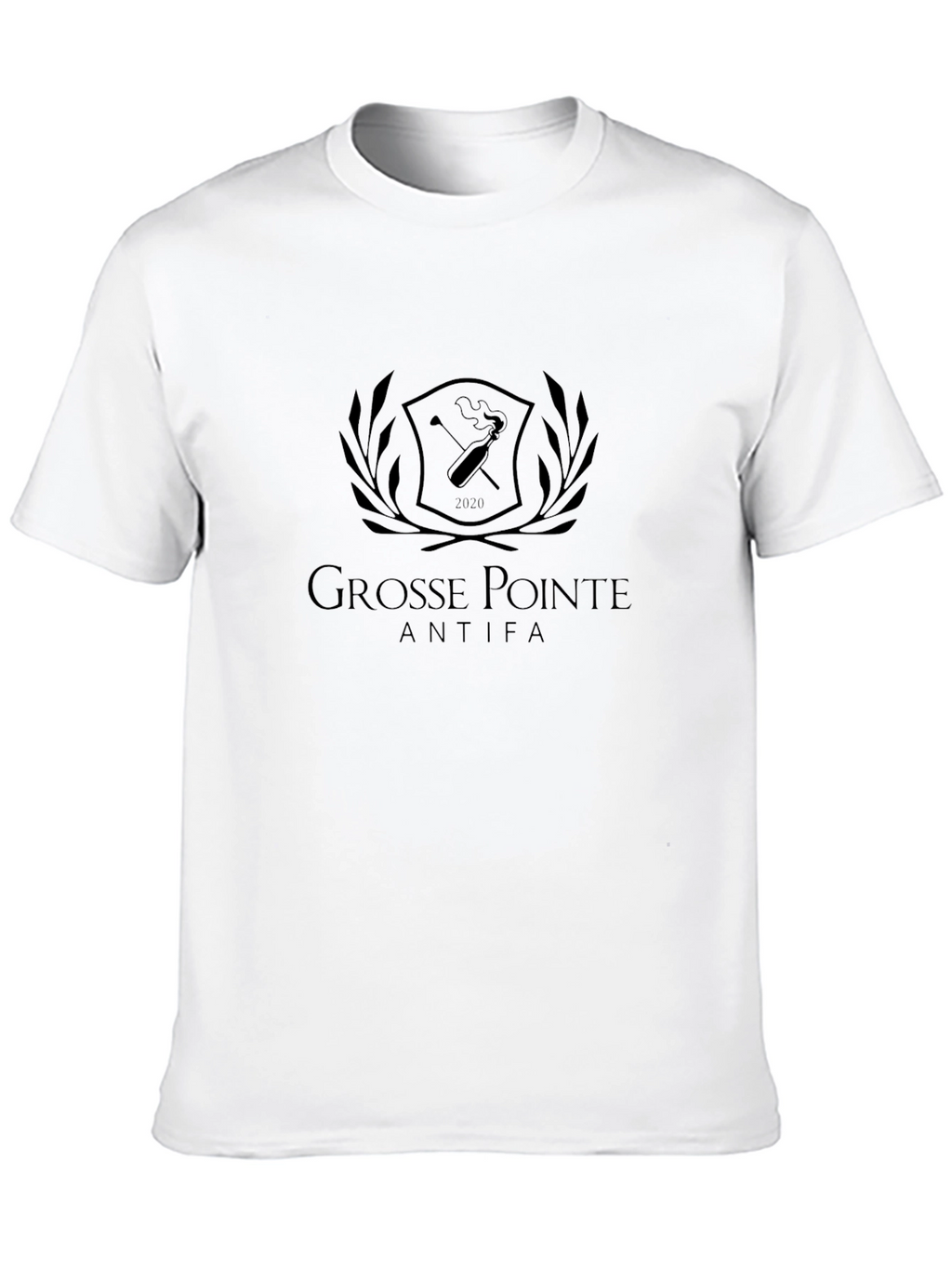 Grosse Pointe Antifa Black Graphic Tee