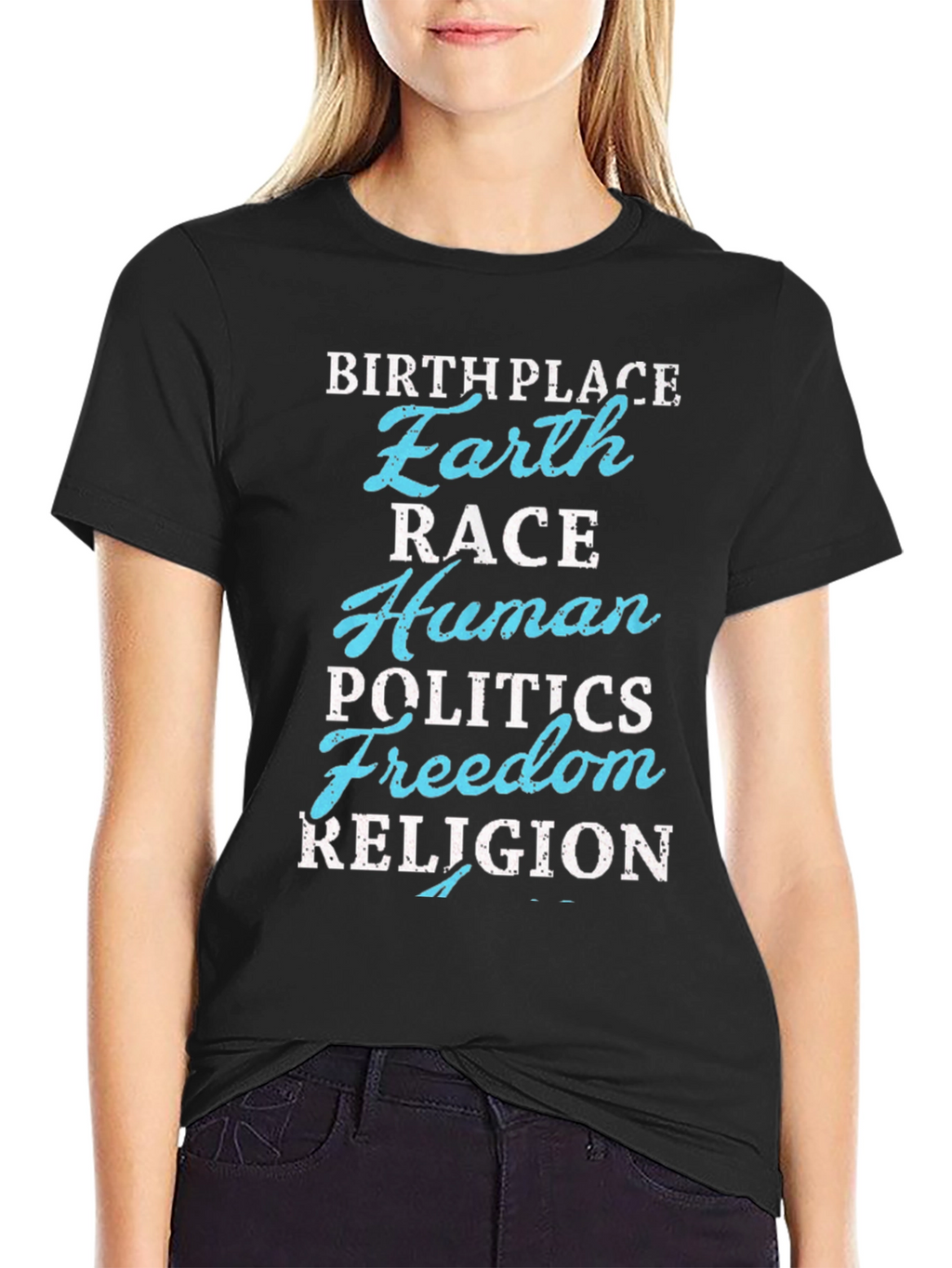 Earth Birthplace Graphic Tee - Human Race Unity T-Shirt
