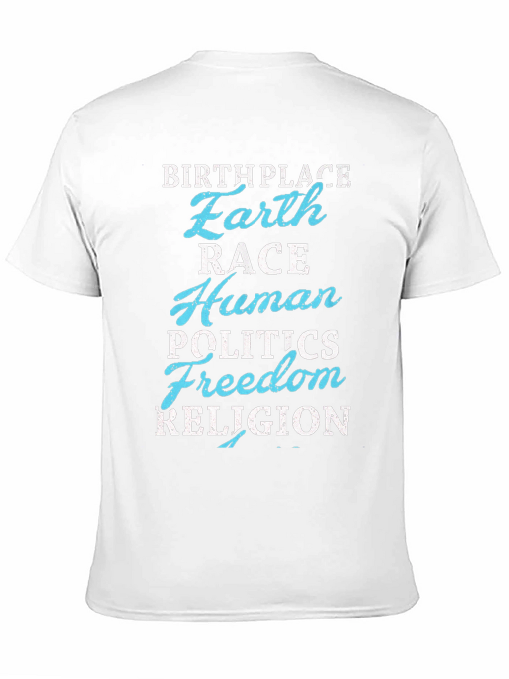 Earth Birthplace Graphic Tee - Human Race Unity T-Shirt