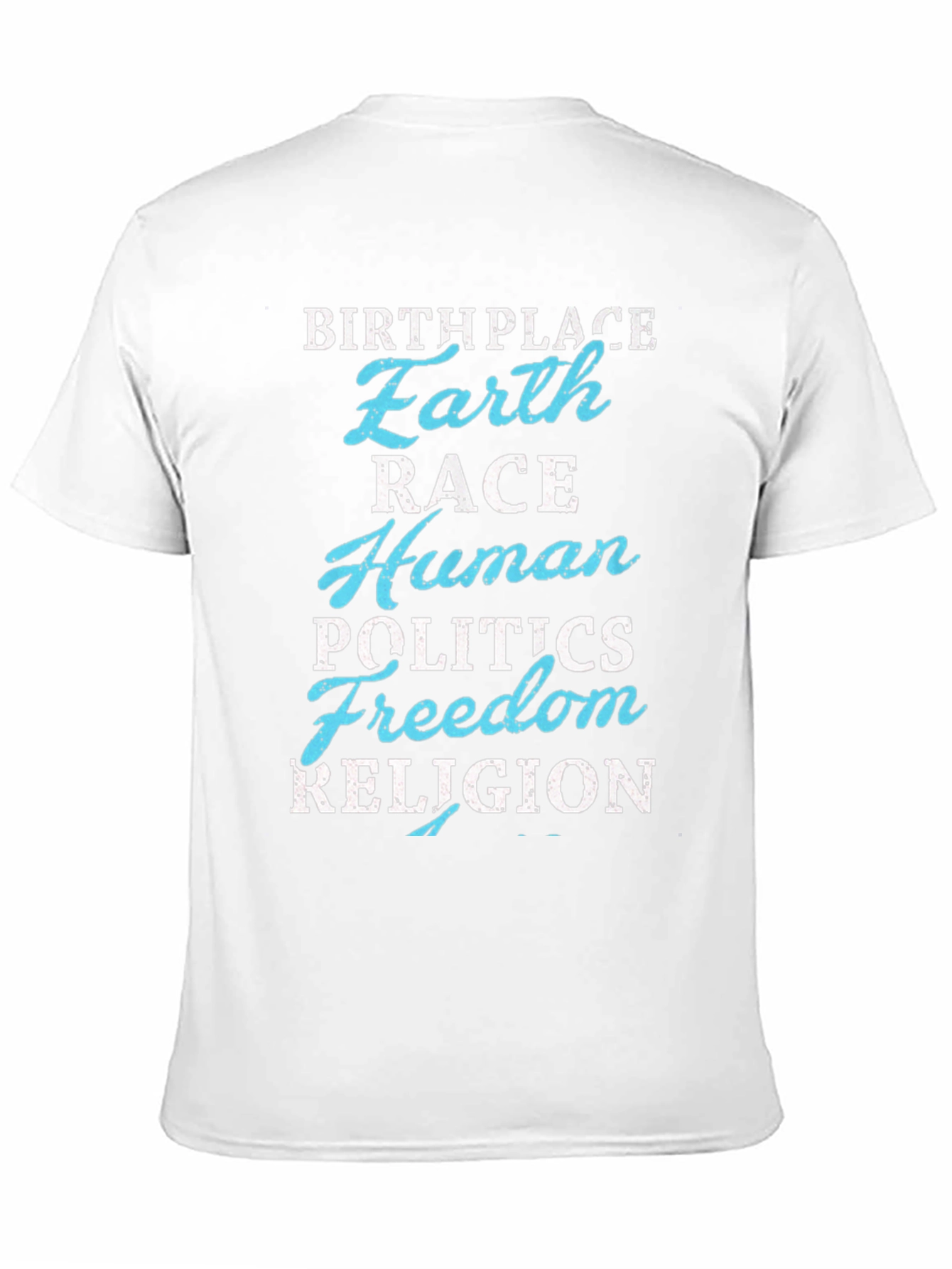Earth Birthplace Graphic Tee - Human Race Unity T-Shirt