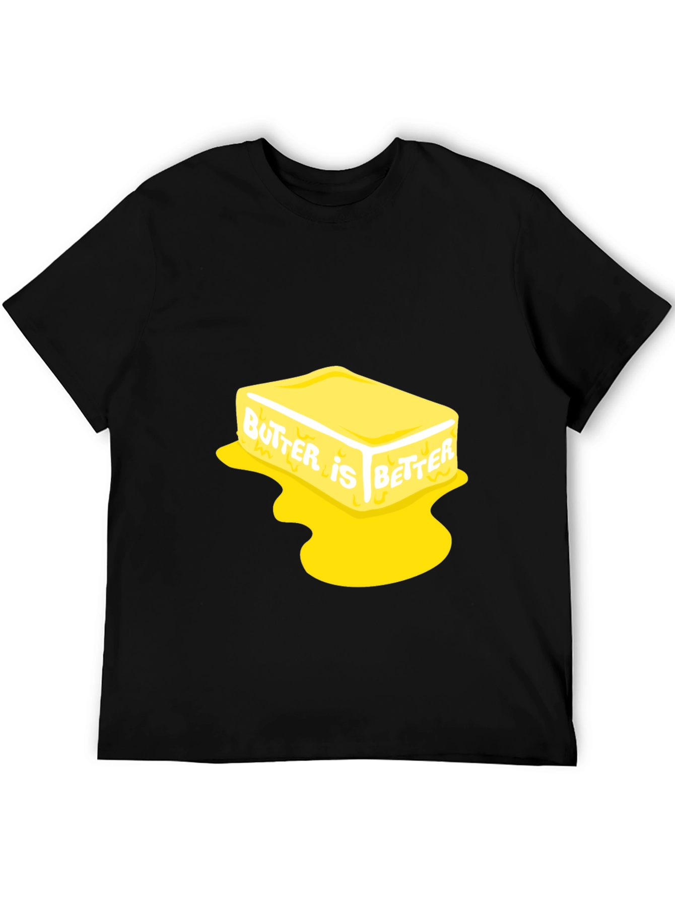 Butter is Better Black T-Shirt