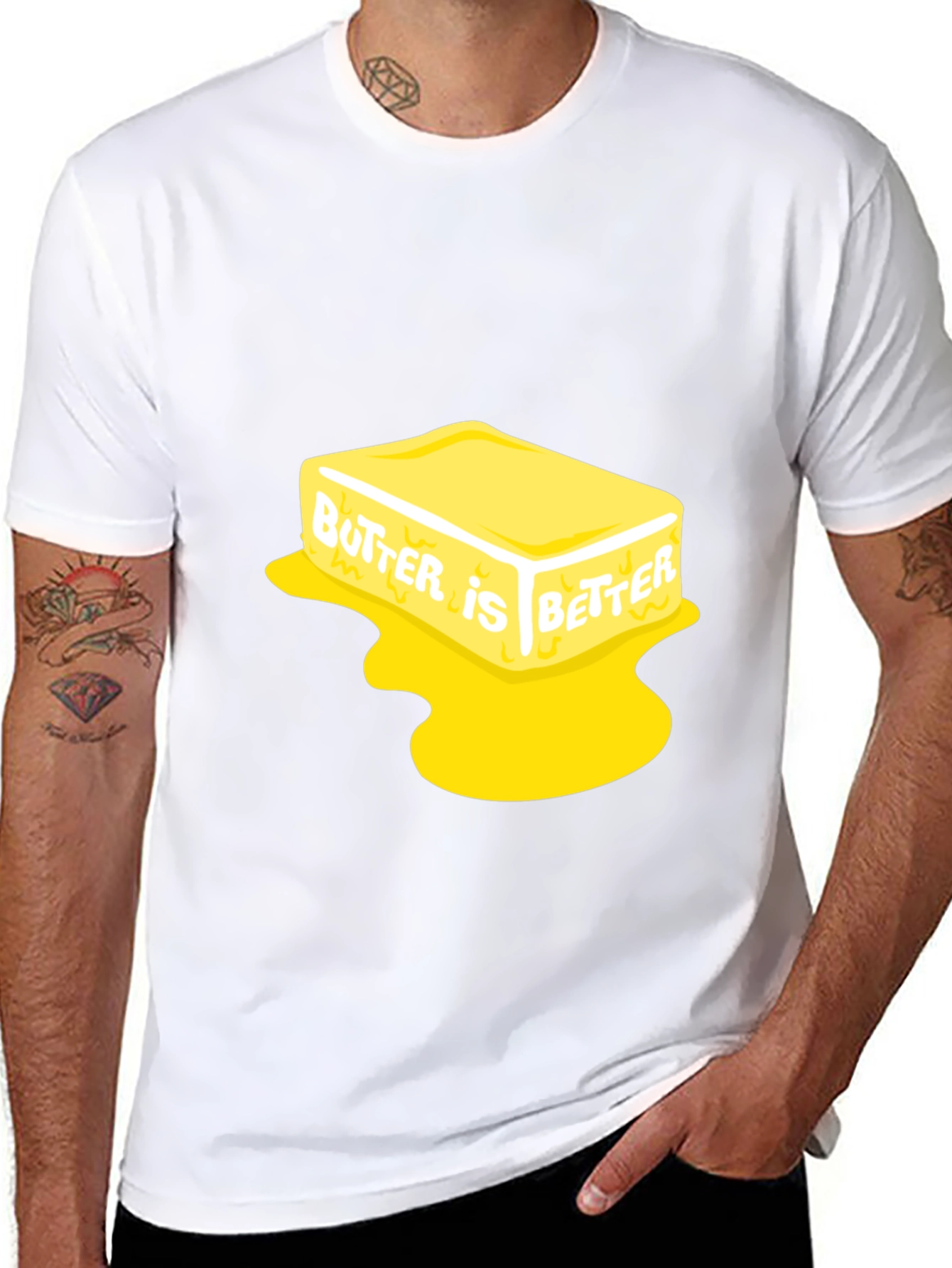 Butter is Better Black T-Shirt