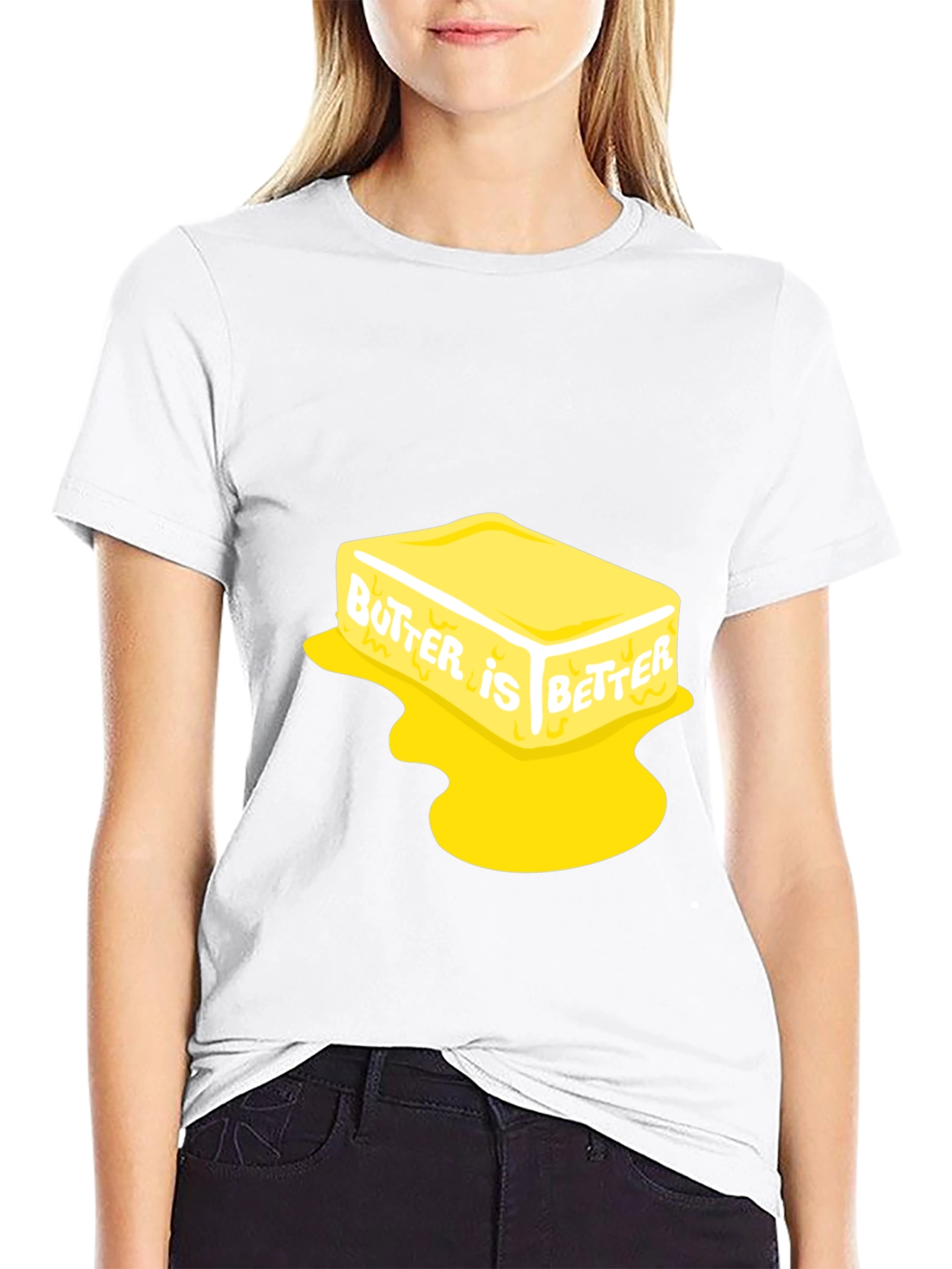 Butter is Better Black T-Shirt