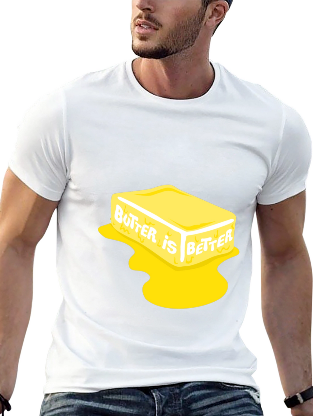 Butter is Better Black T-Shirt