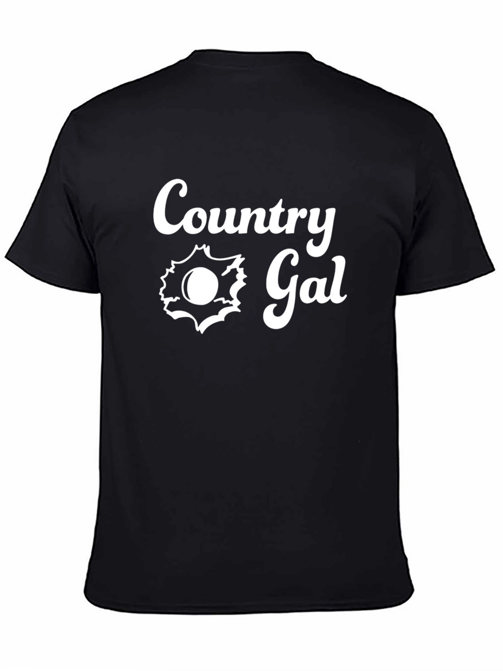 Country Gal T-Shirt - Black Tee with Graphic Print