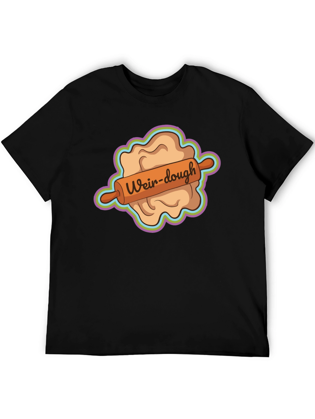 Weir-dough Graphic Tee - Novelty Dough Rolling Humor
