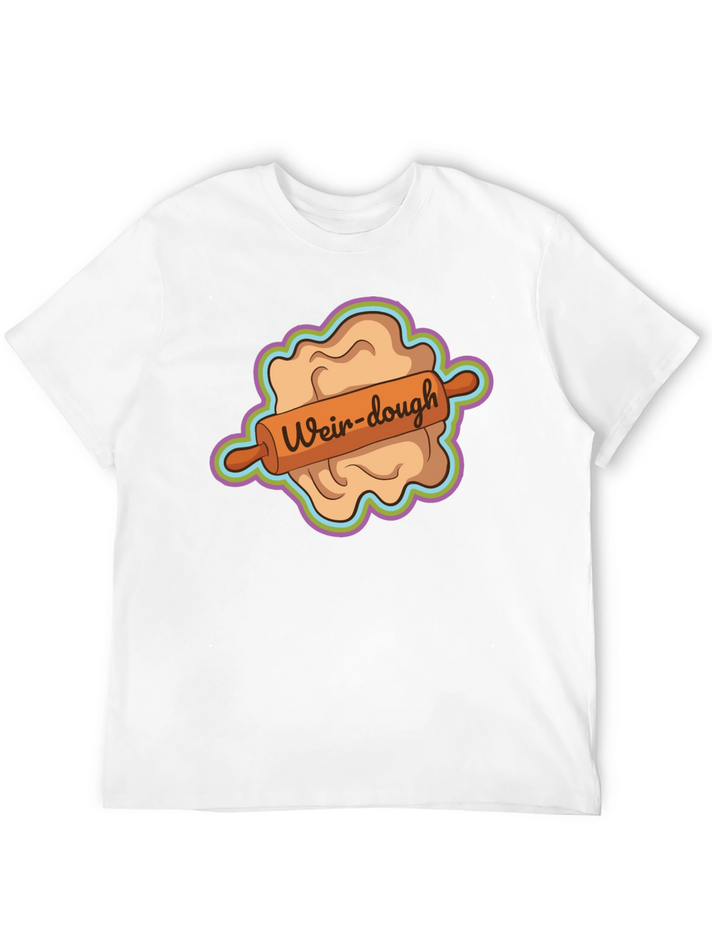 Weir-dough Graphic Tee - Novelty Dough Rolling Humor