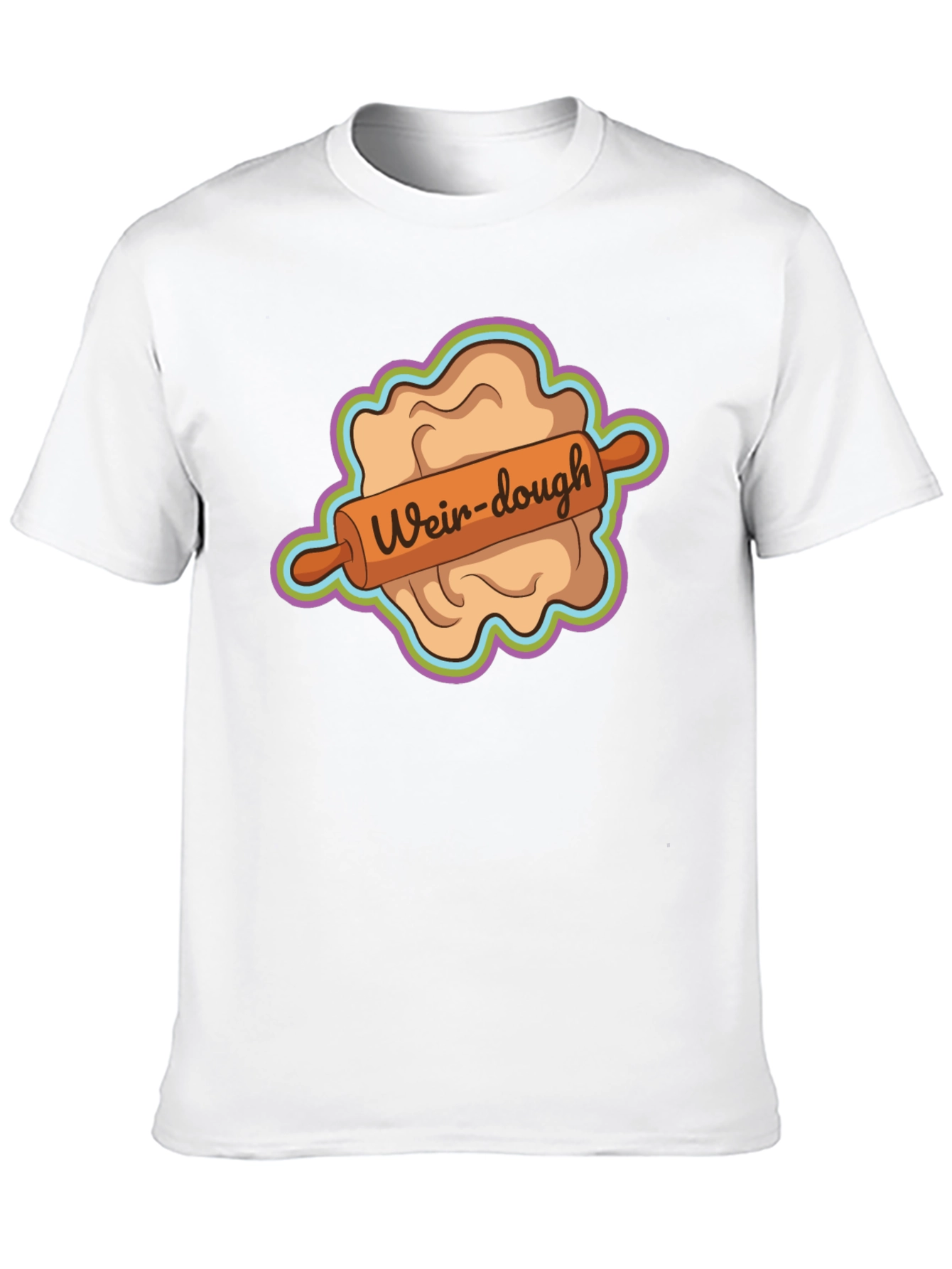 Weir-dough Graphic Tee - Novelty Dough Rolling Humor