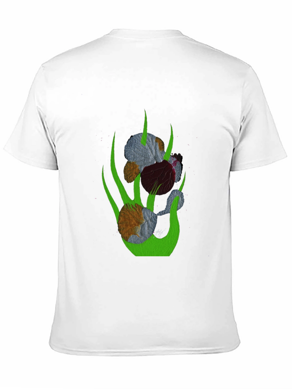 Abstract Floral Graphic T-Shirt