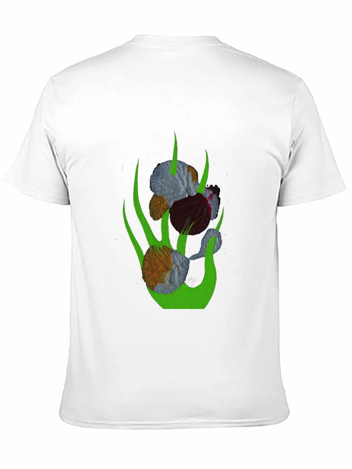 Abstract Floral Graphic T-Shirt