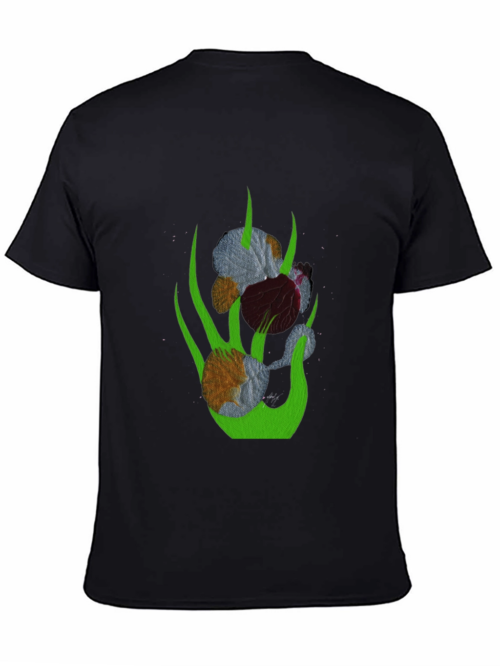 Abstract Floral Graphic T-Shirt