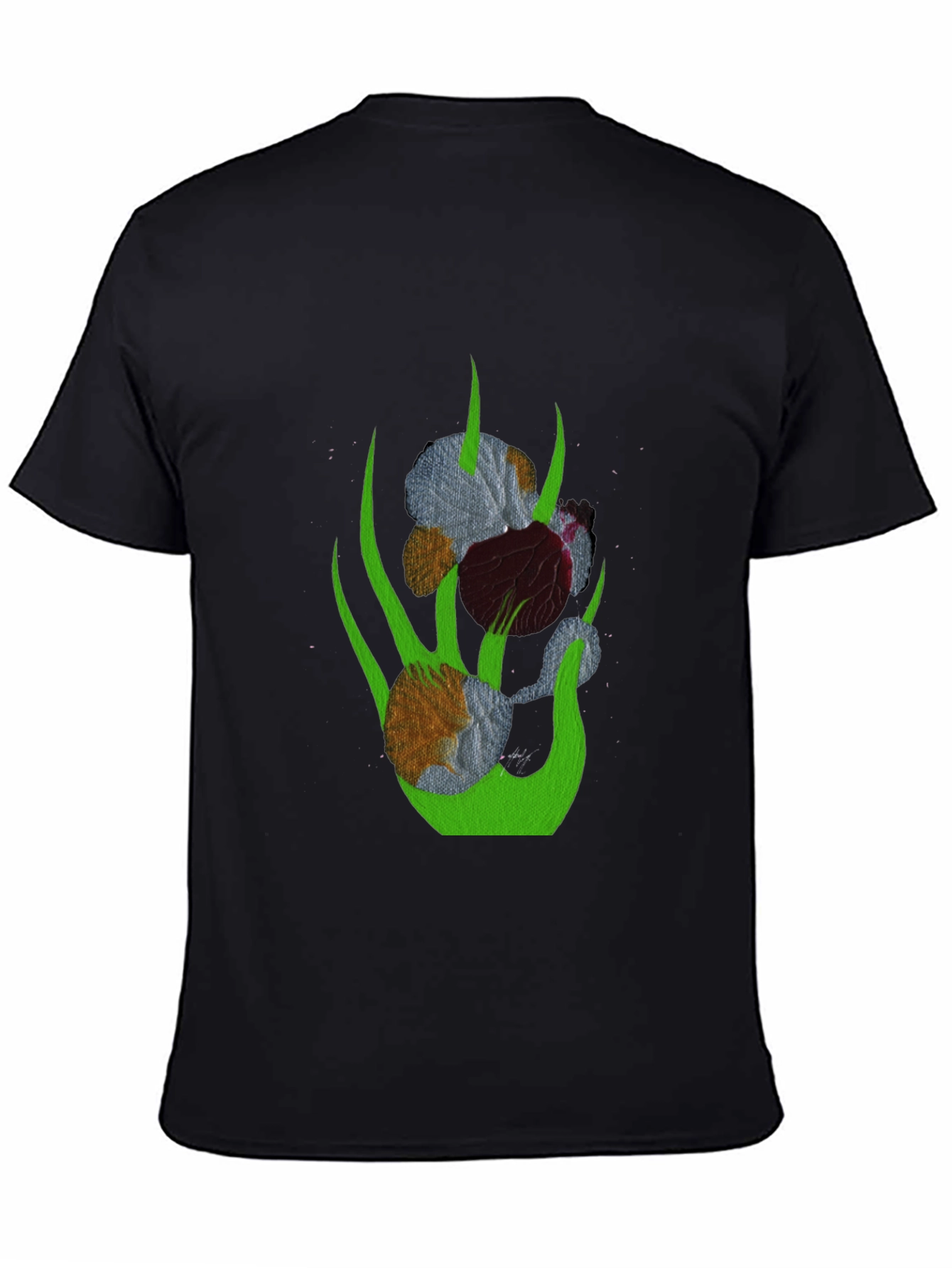 Abstract Floral Graphic T-Shirt