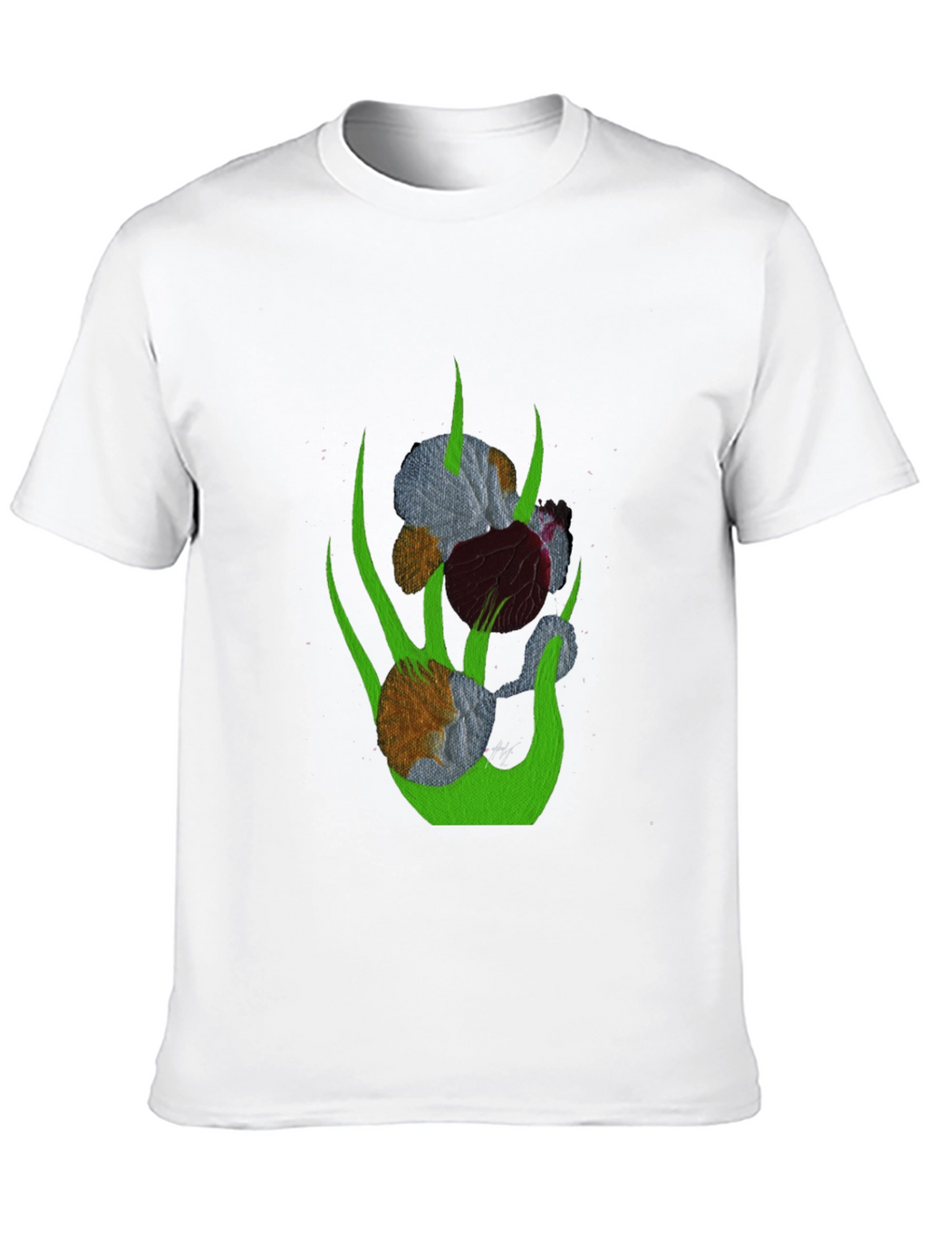 Abstract Floral Graphic T-Shirt