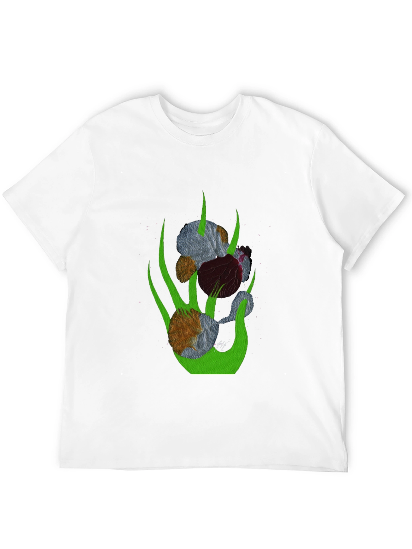 Abstract Floral Graphic T-Shirt