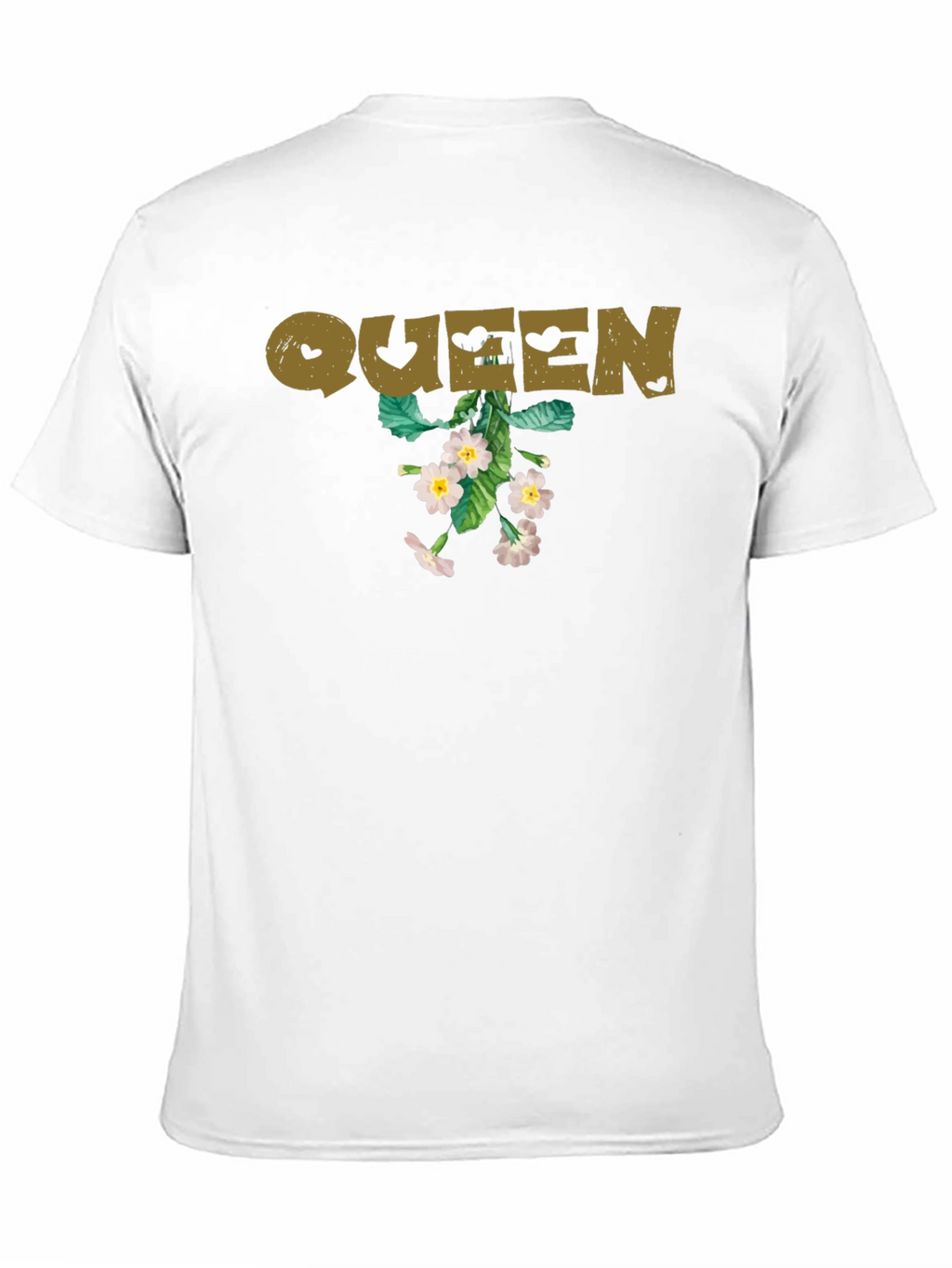 Queen Floral Graphic Tee - Black