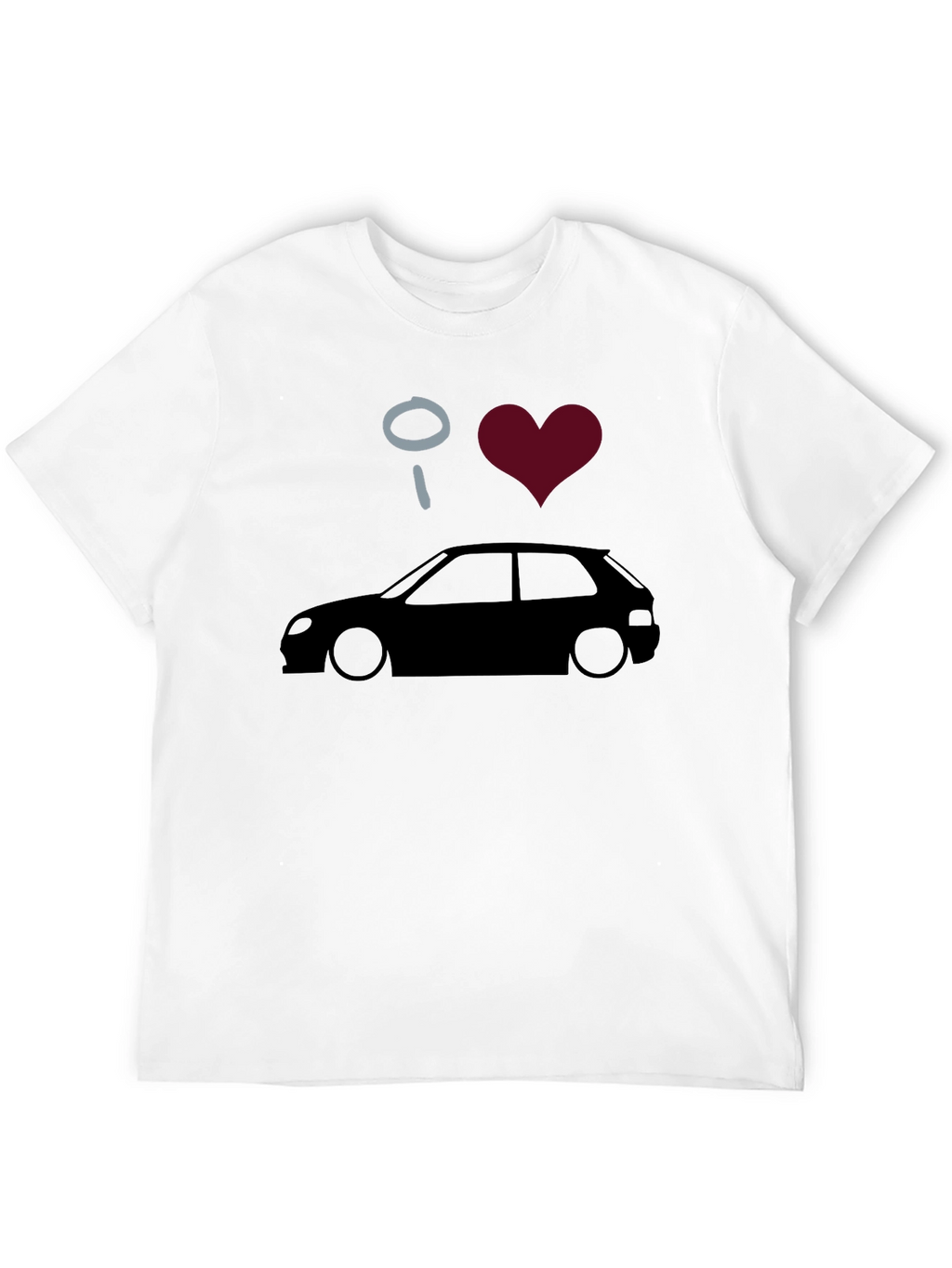 I Heart Cars Black Graphic Tee