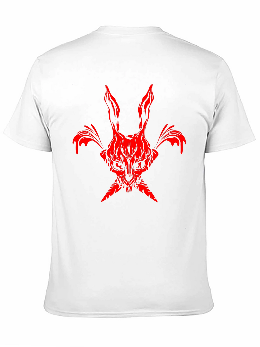 Red Rabbit Graphic Black Tee