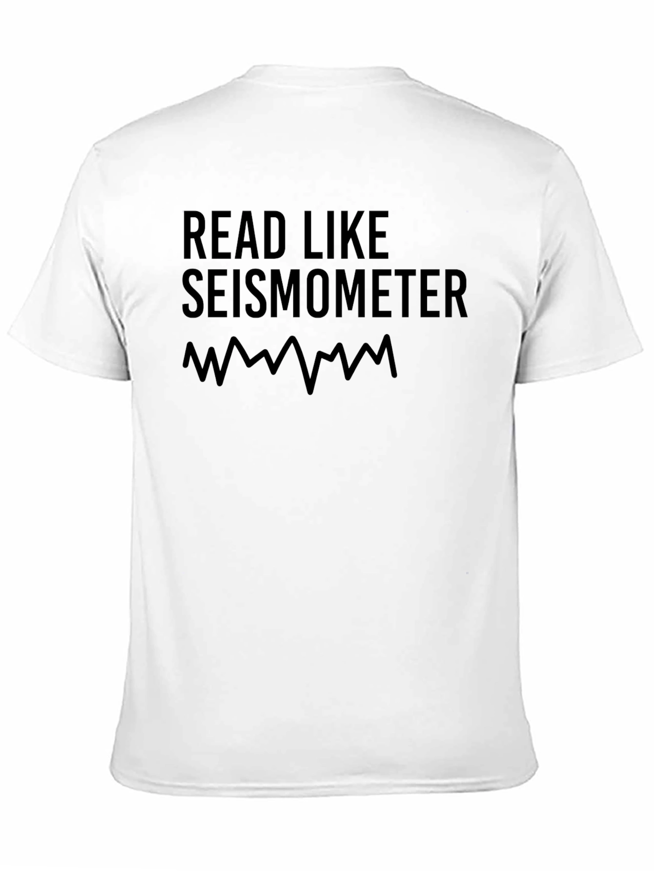 Read Like Seismometer Graphic Tee