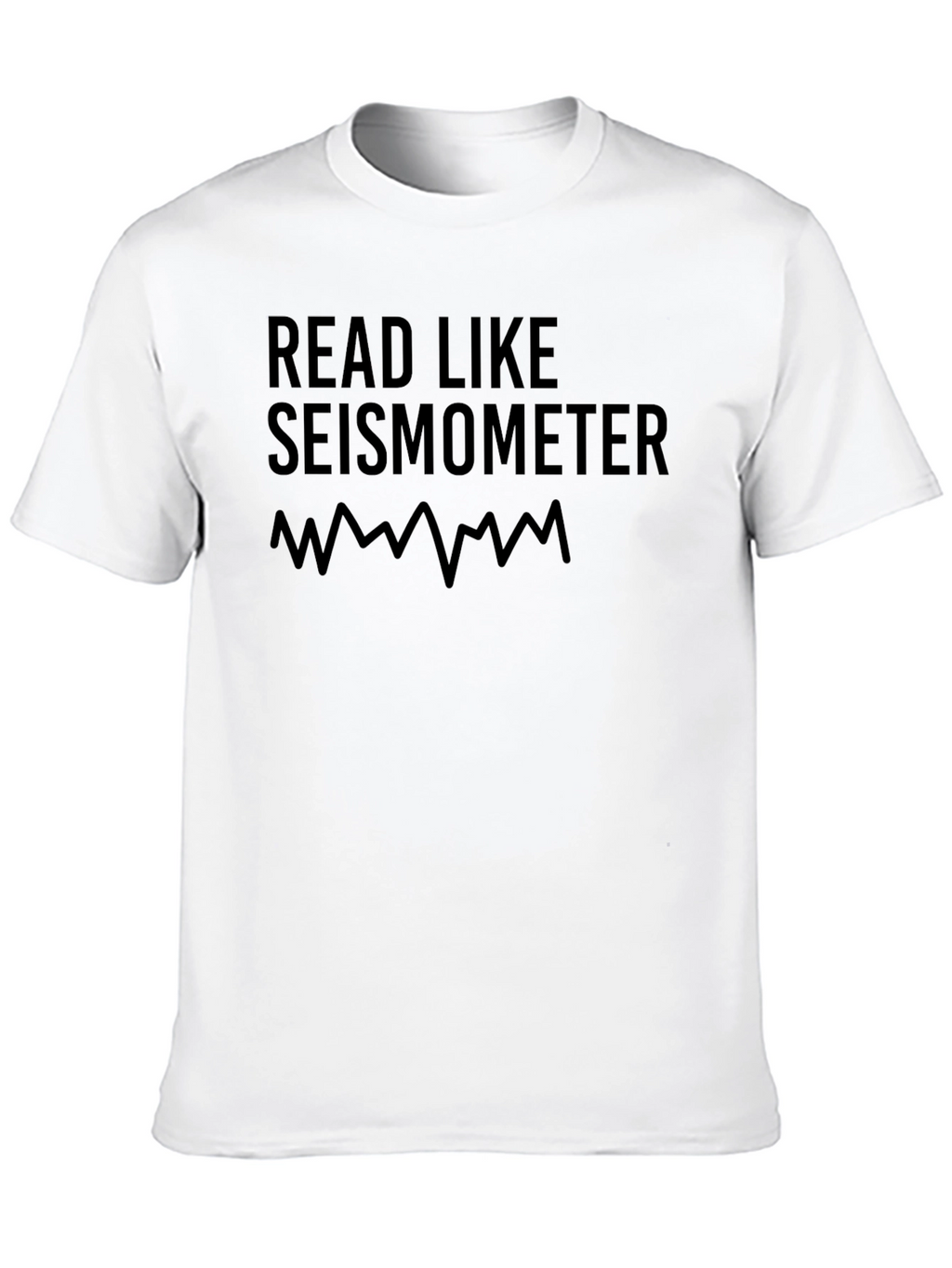 Read Like Seismometer Graphic Tee