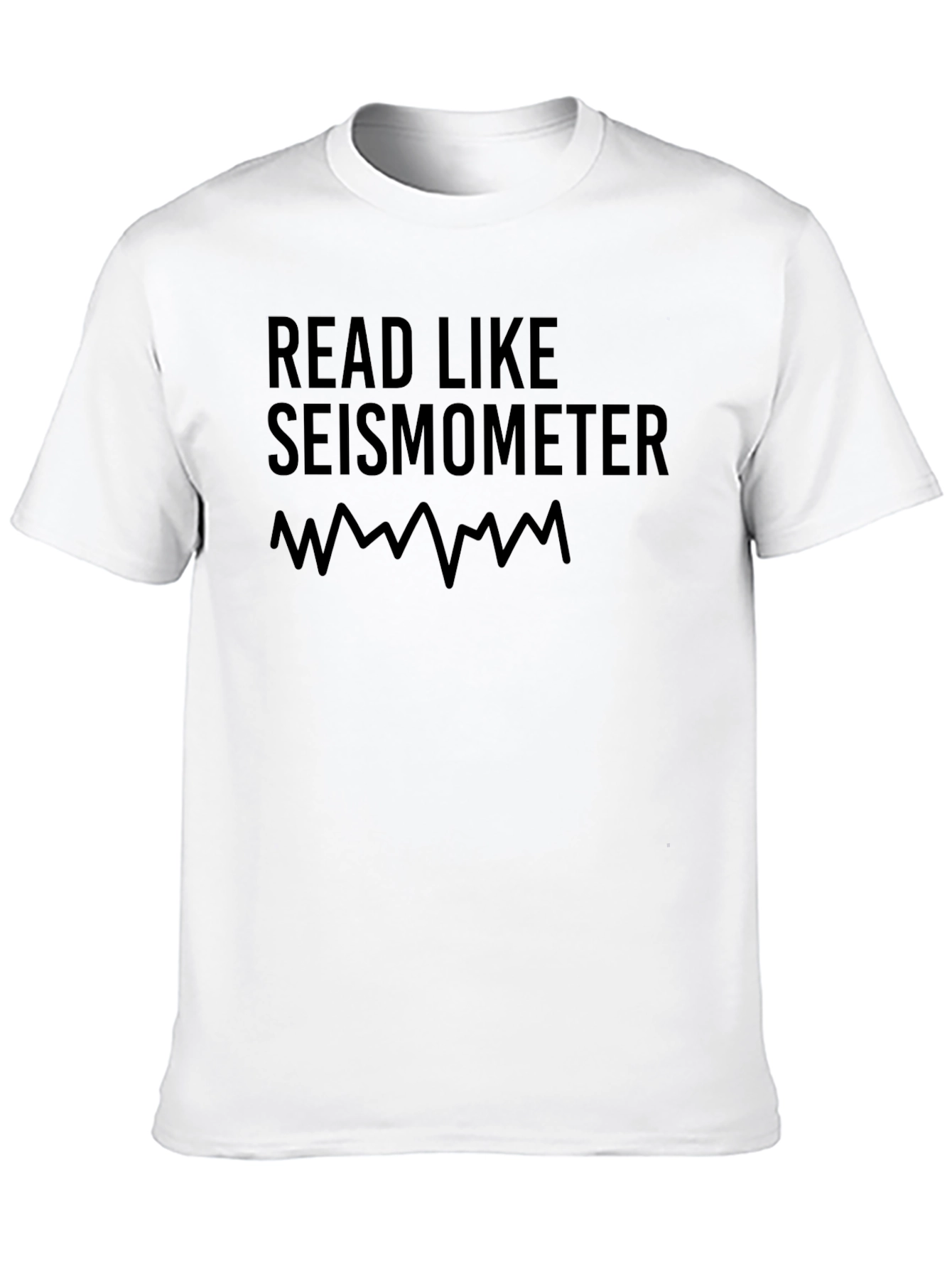 Read Like Seismometer Graphic Tee