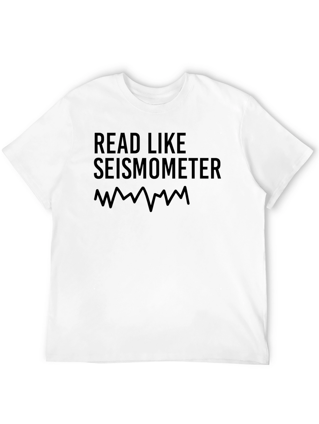 Read Like Seismometer Graphic Tee