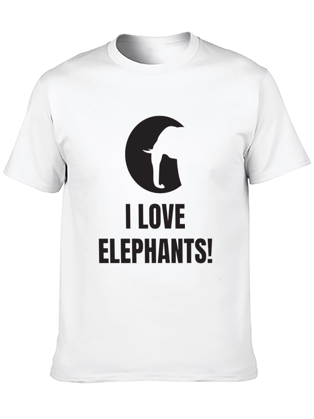 I Love Elephants! Graphic Tee