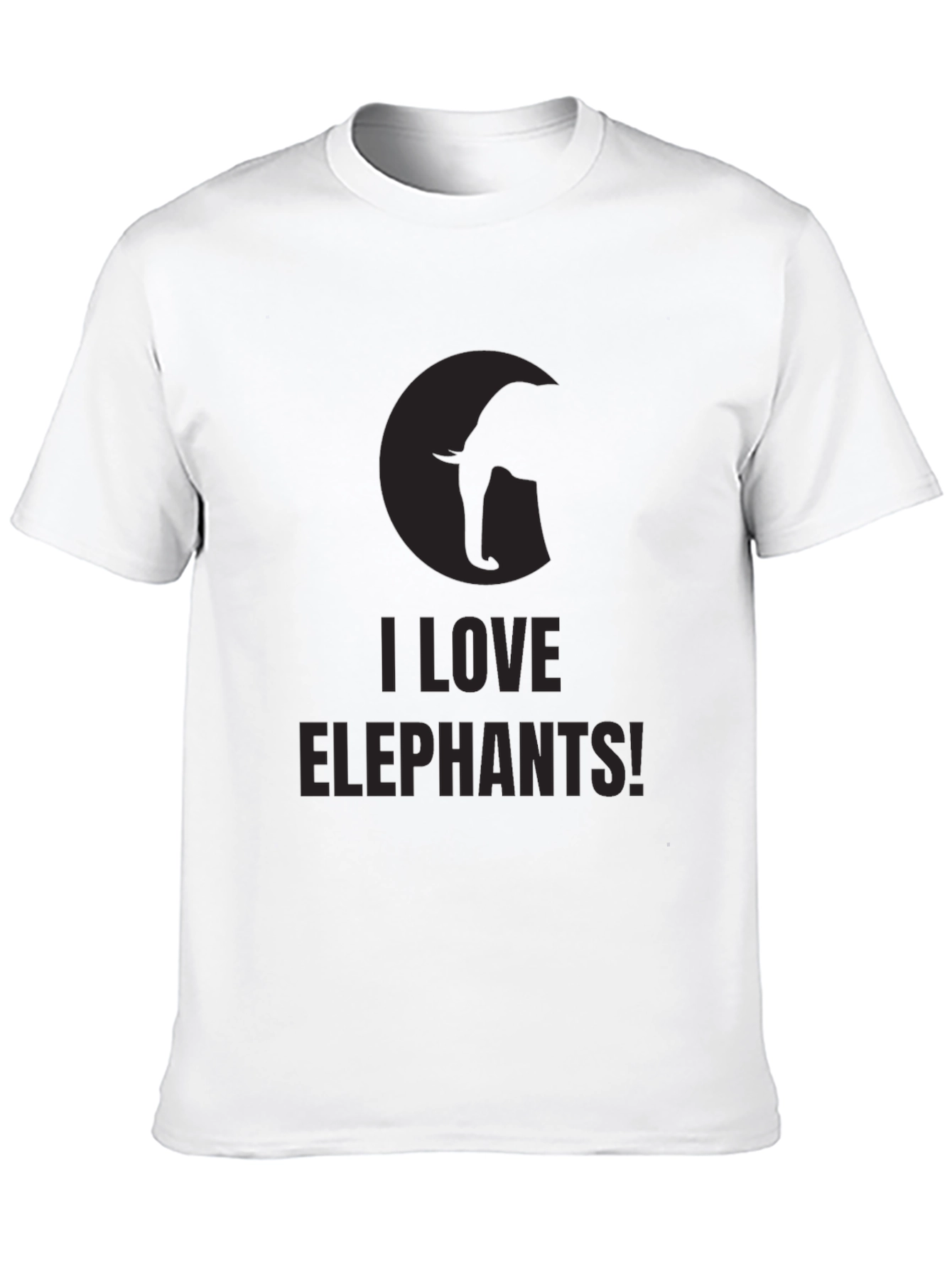 I Love Elephants! Graphic Tee