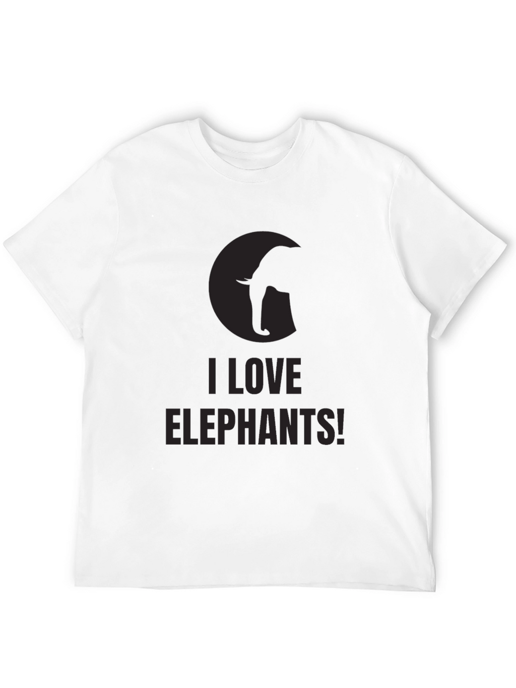 I Love Elephants! Graphic Tee