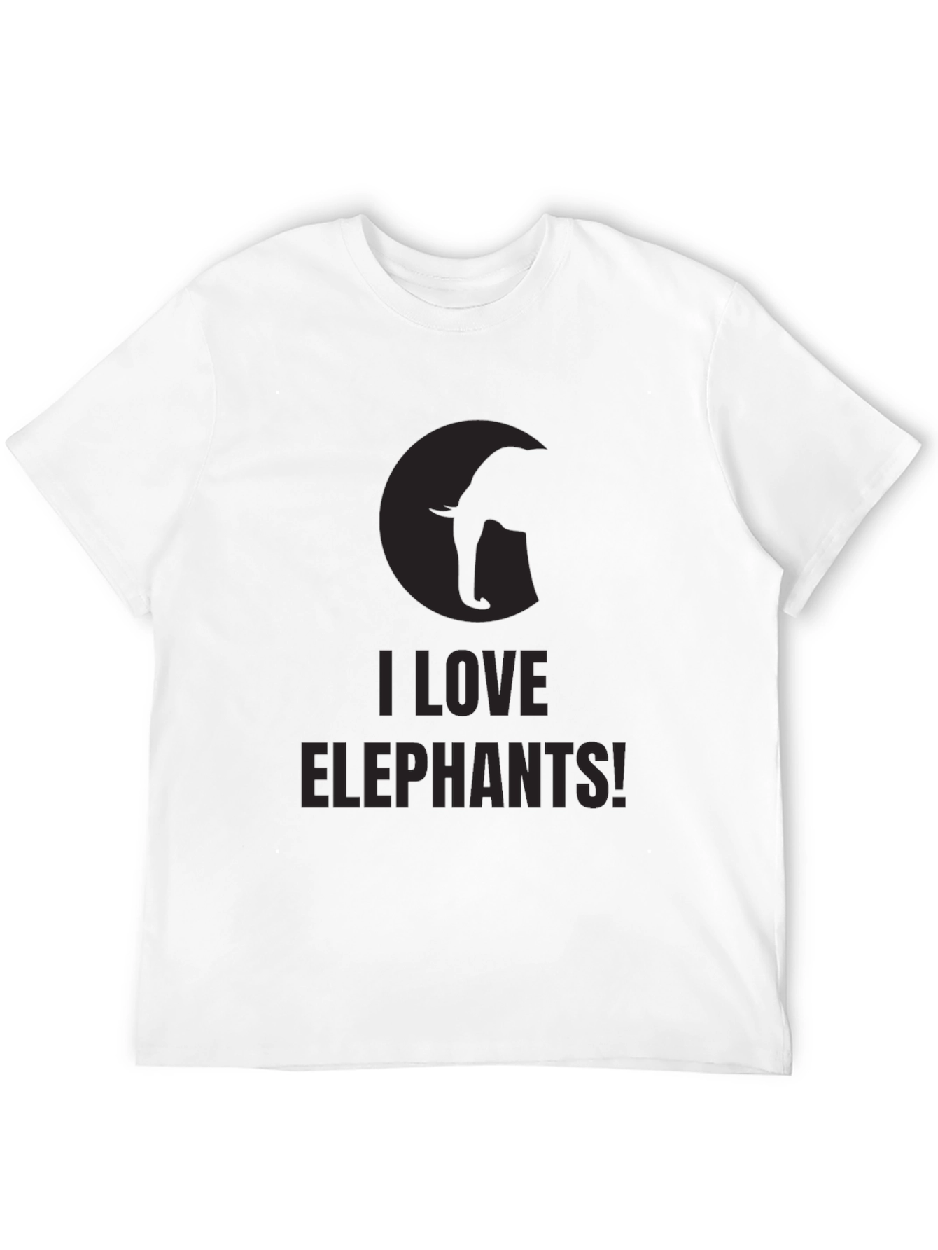 I Love Elephants! Graphic Tee