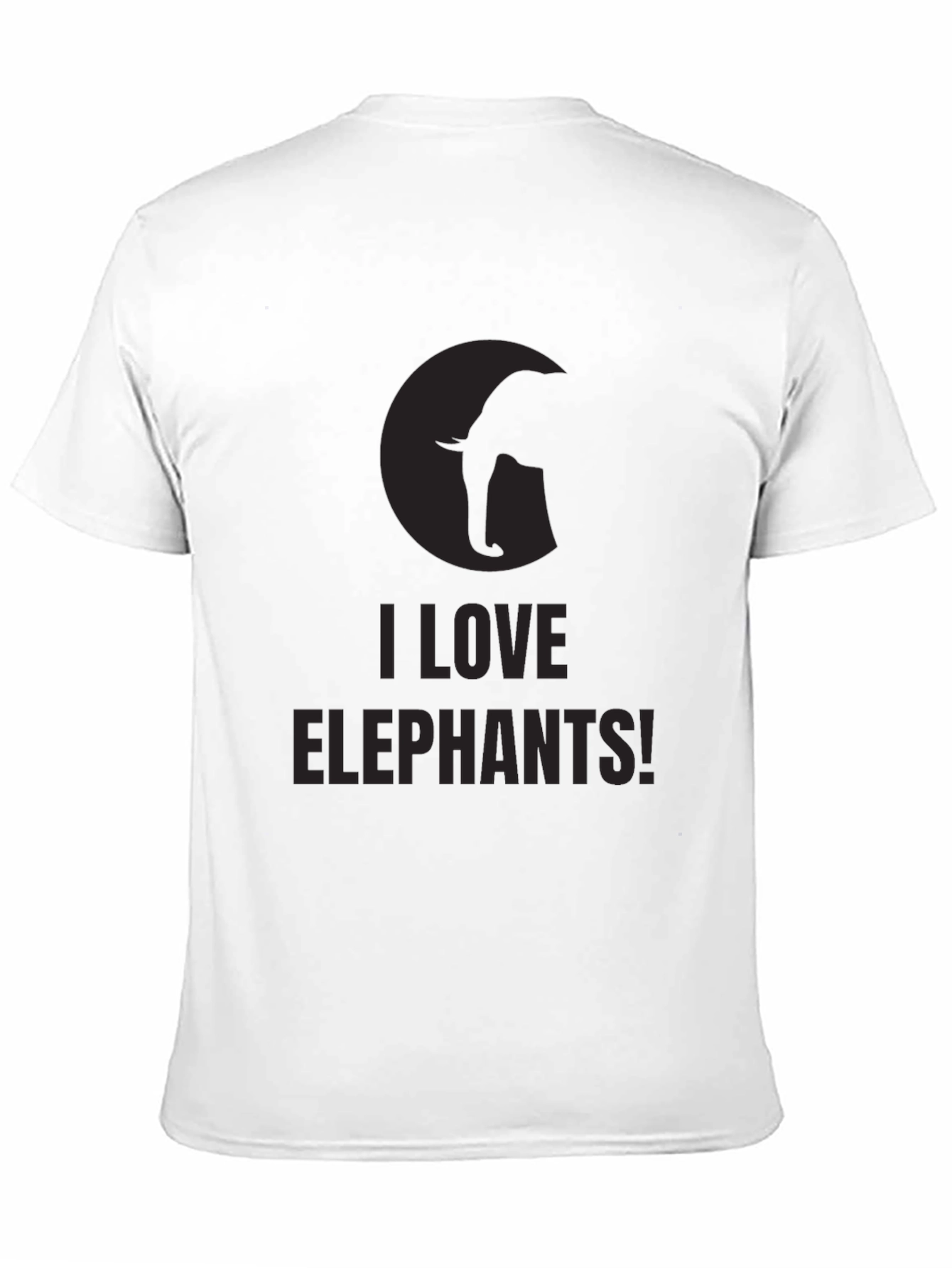 I Love Elephants! Graphic Tee