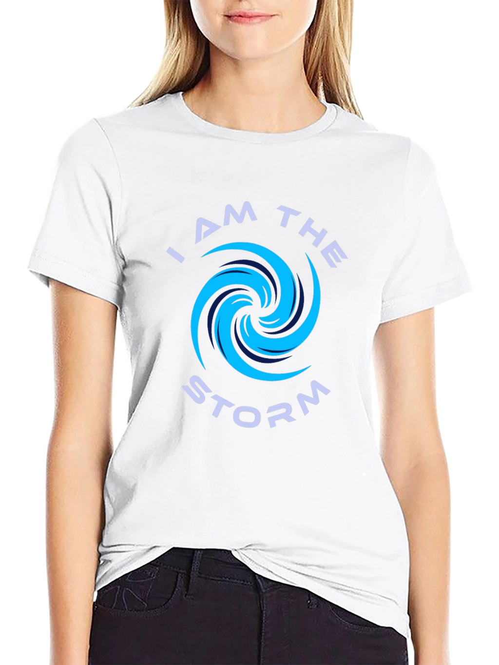 I am the Storm Black Graphic T-Shirt