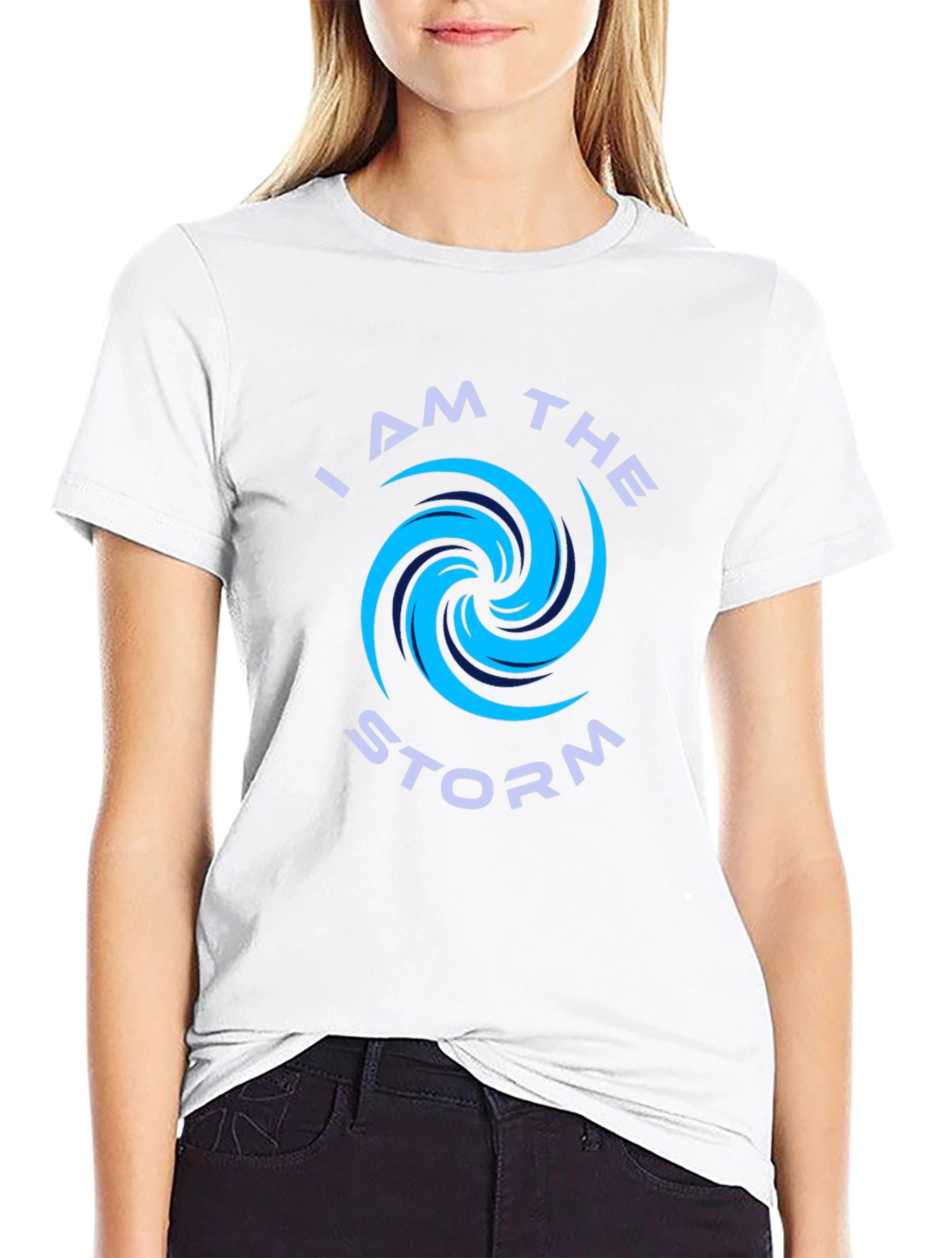 I am the Storm Black Graphic T-Shirt