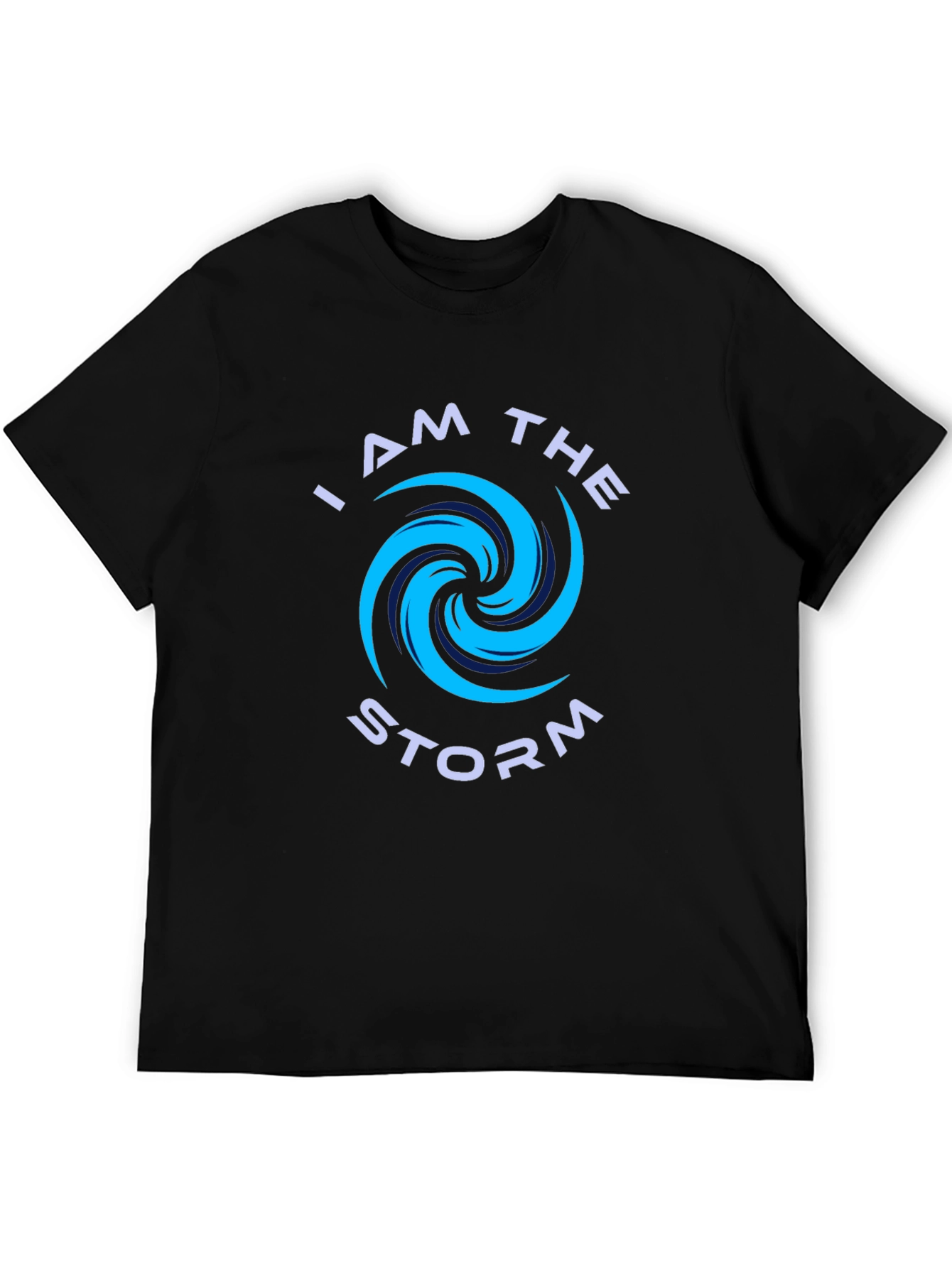 I am the Storm Black Graphic T-Shirt