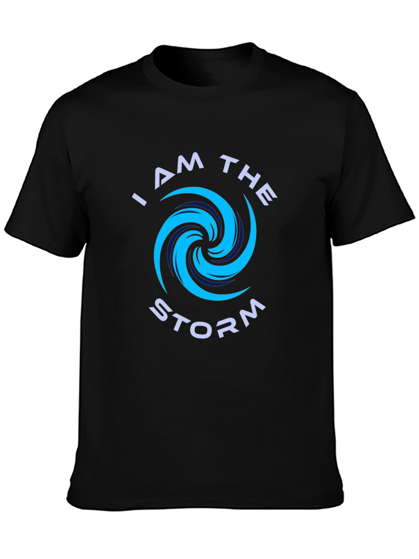 I am the Storm Black Graphic T-Shirt