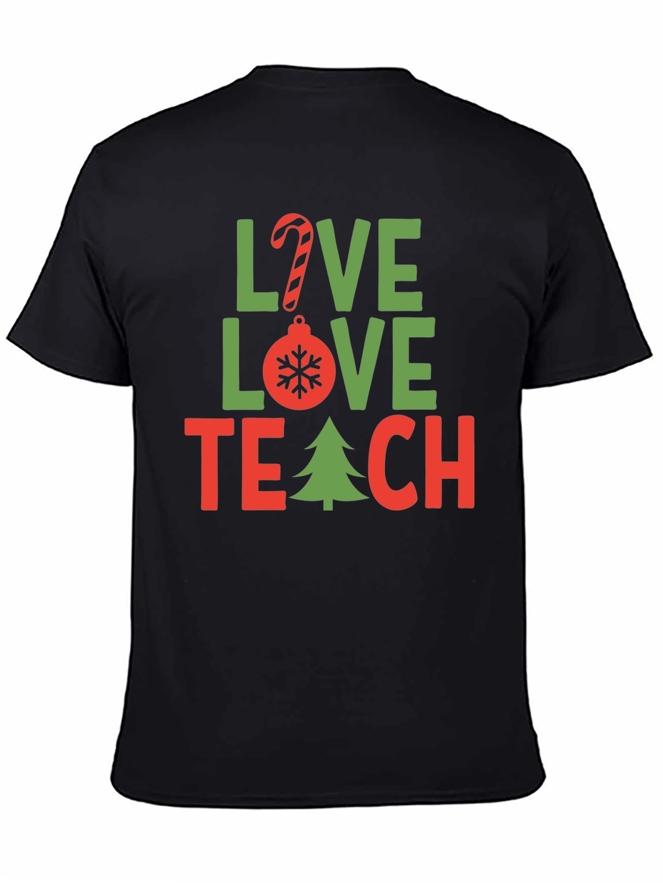 Love Teach Christmas T-Shirt