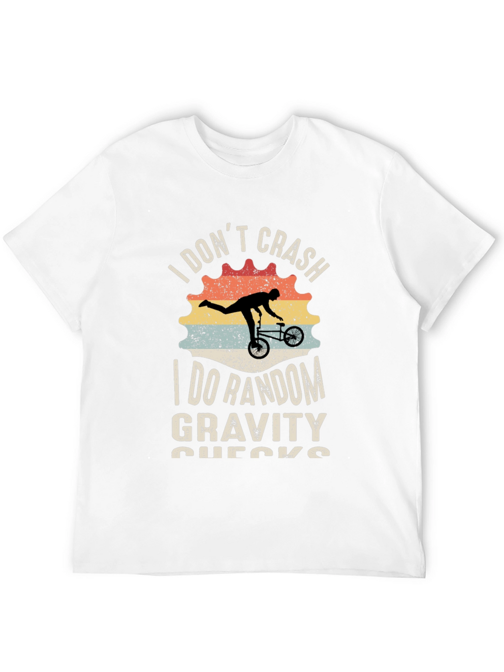 I Dont Crash Funny BMX Bike T-Shirt