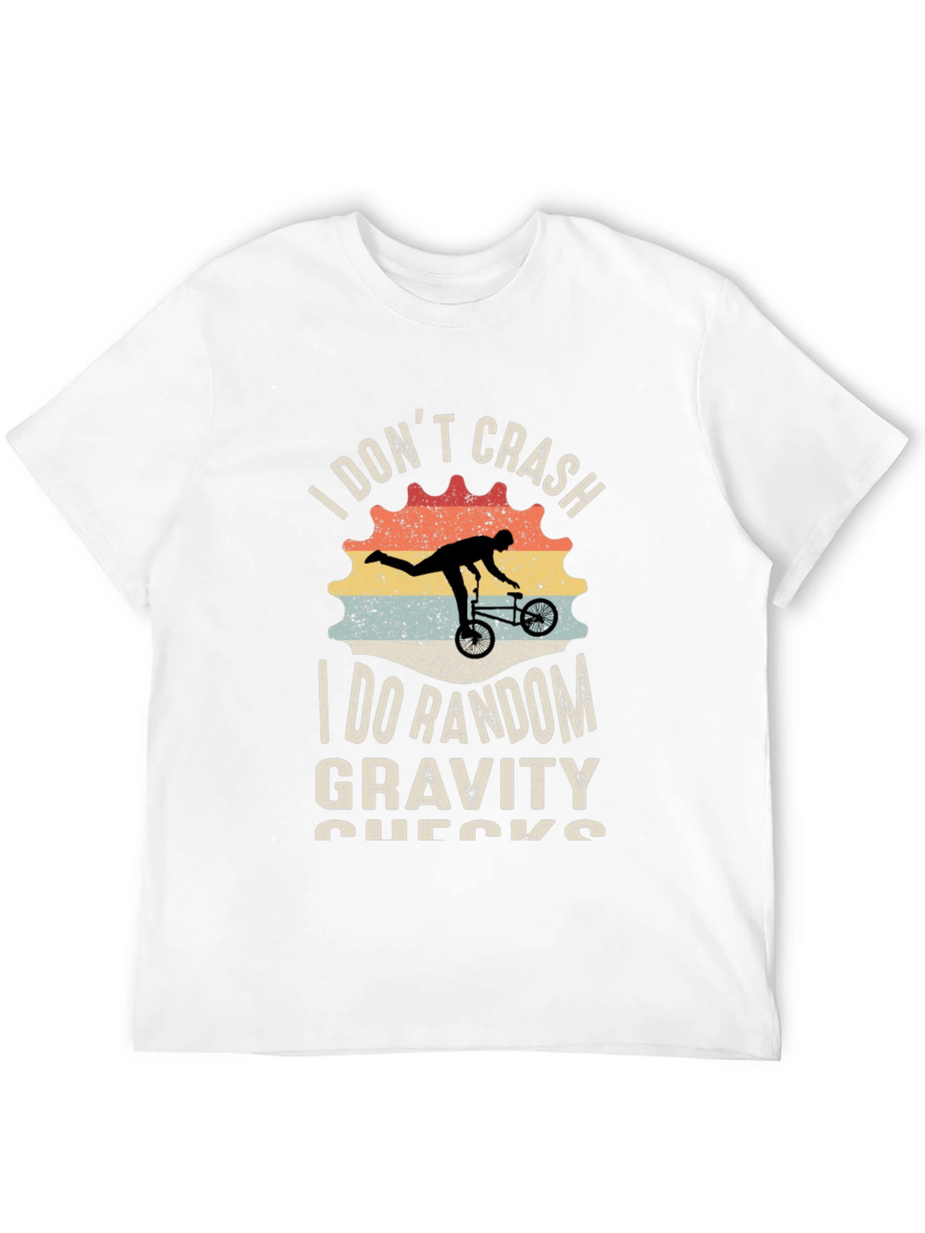 I Dont Crash Funny BMX Bike T-Shirt