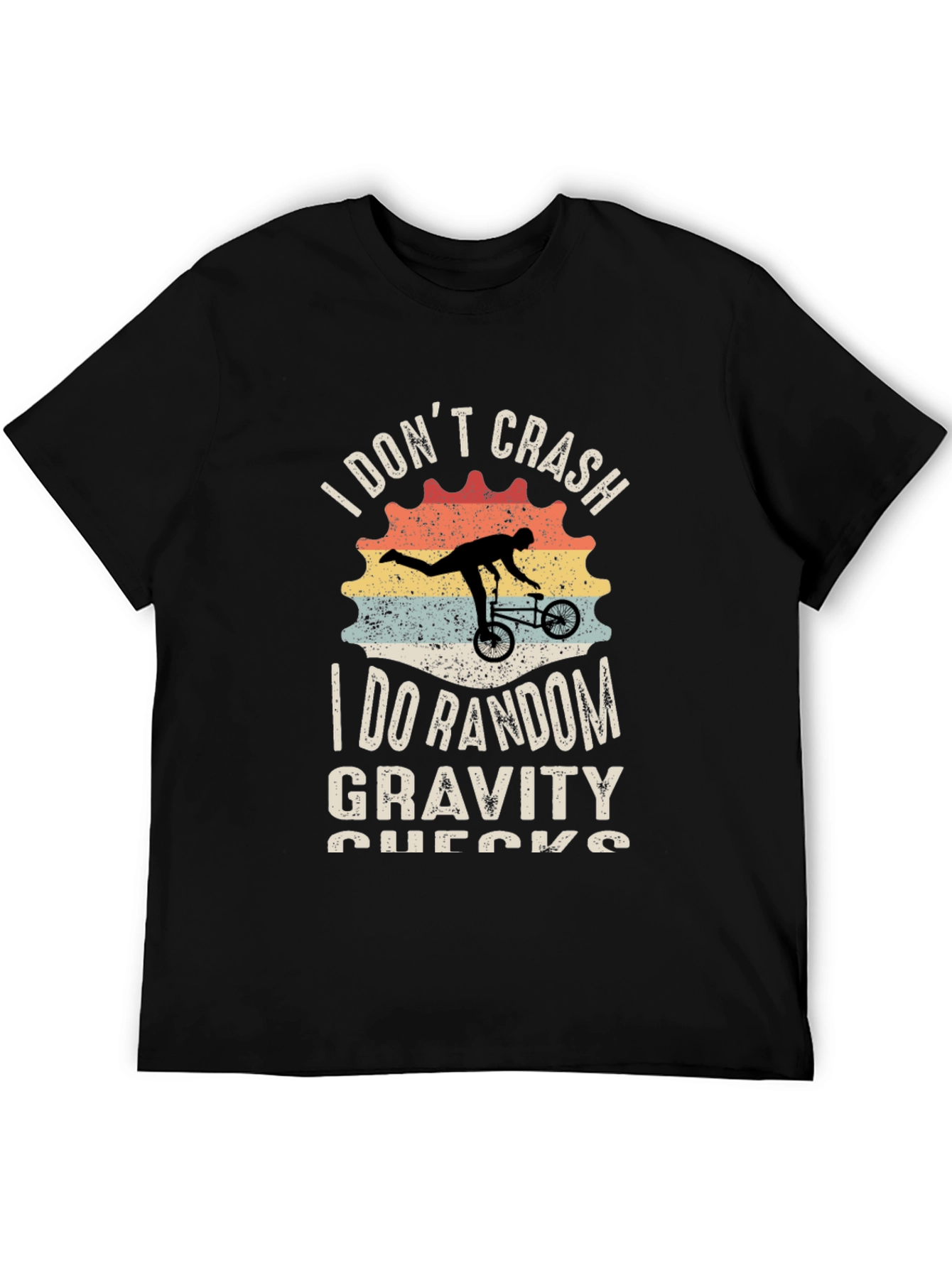 I Dont Crash Funny BMX Bike T-Shirt