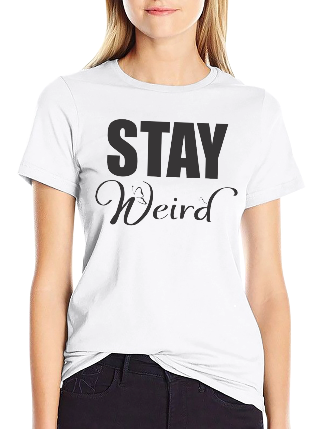Stay Weird T-Shirt - Unique Graphic Tee