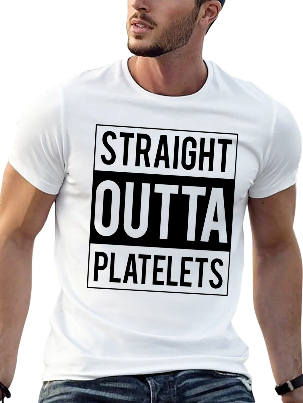 Straight Outta Platelets Graphic T-Shirt