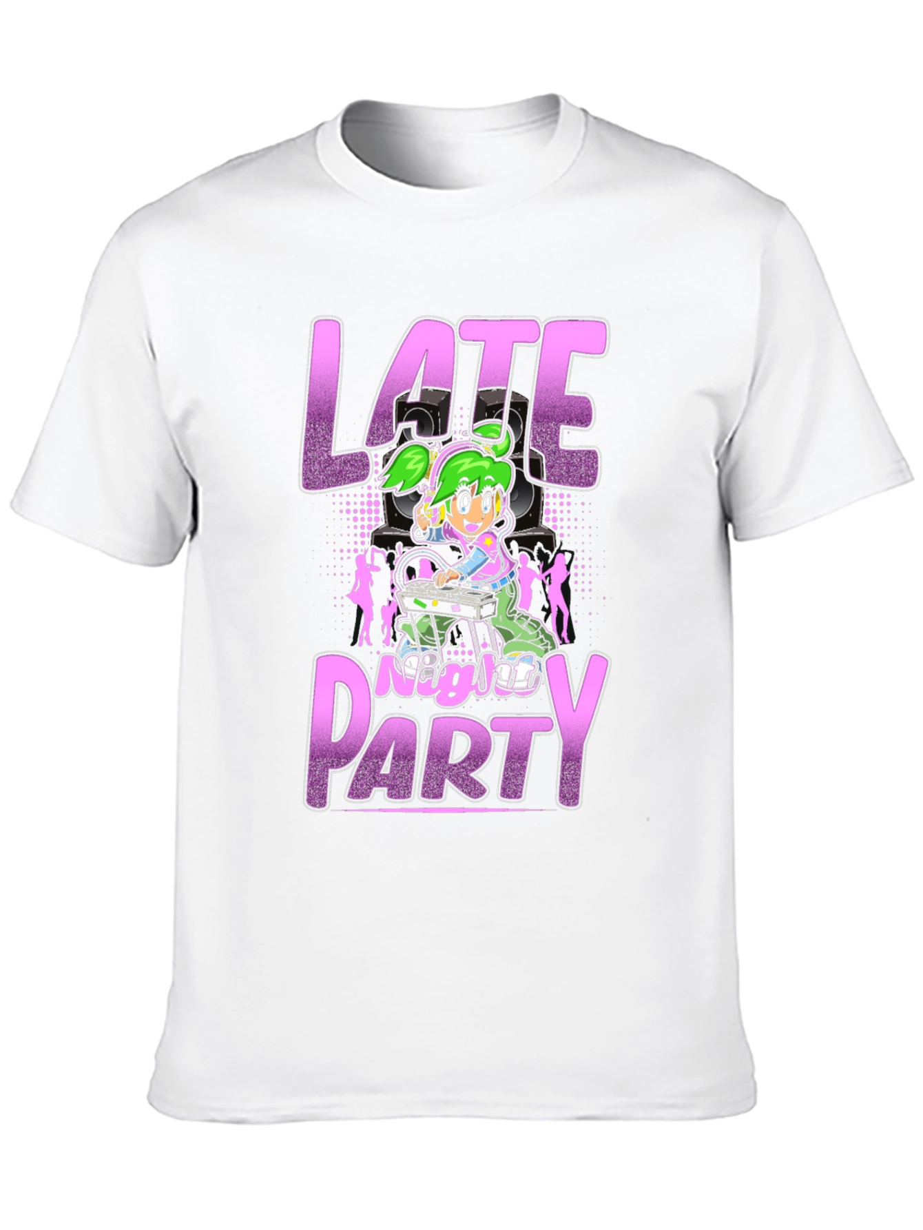 Late Night Party Graphic T-Shirt