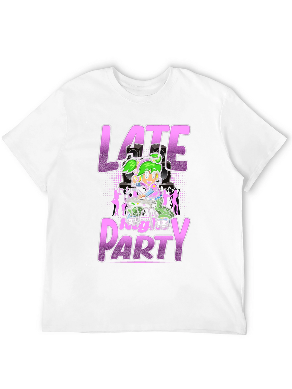 Late Night Party Graphic T-Shirt
