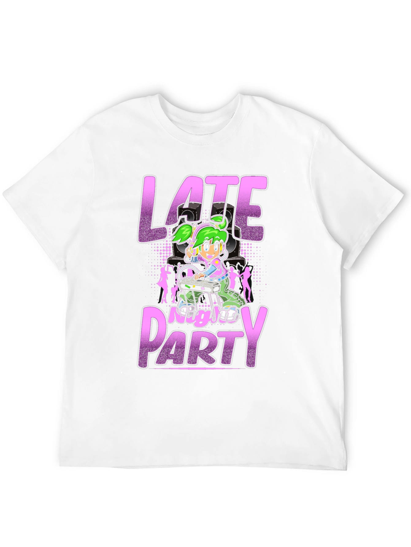 Late Night Party Graphic T-Shirt