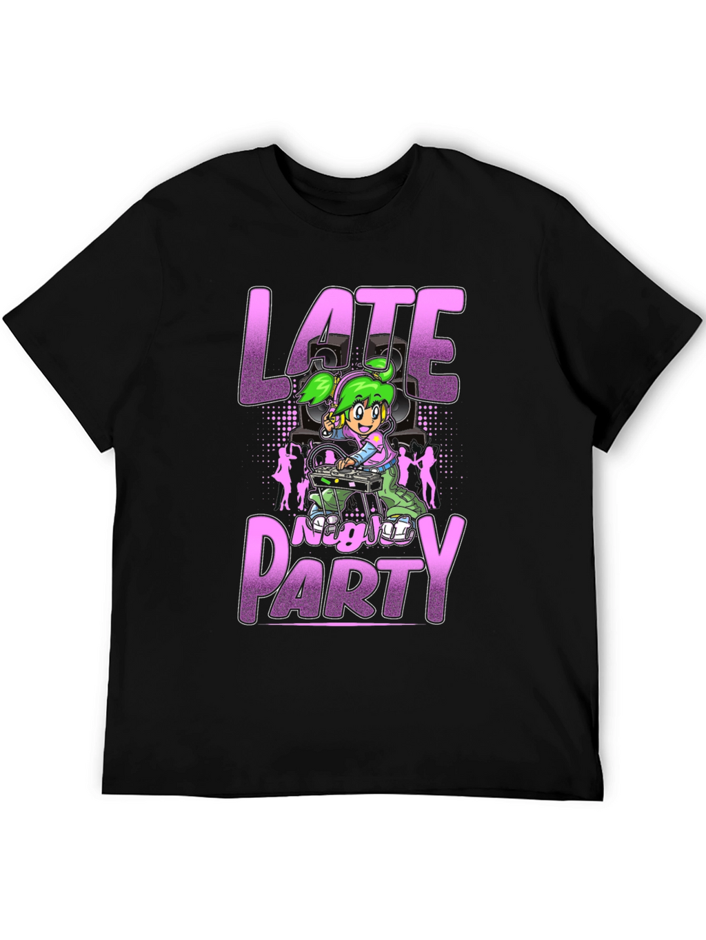 Late Night Party Graphic T-Shirt