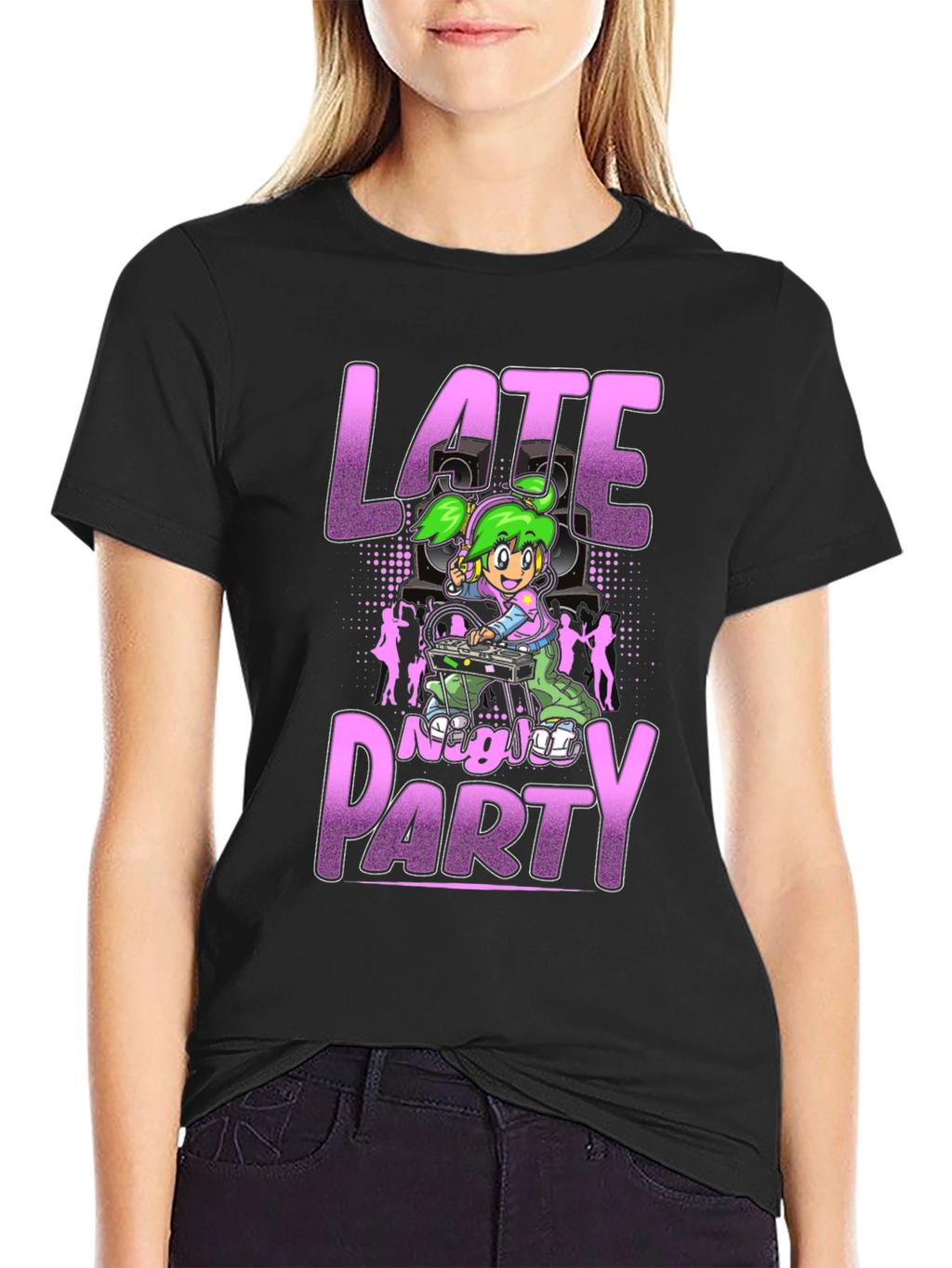 Late Night Party Graphic T-Shirt