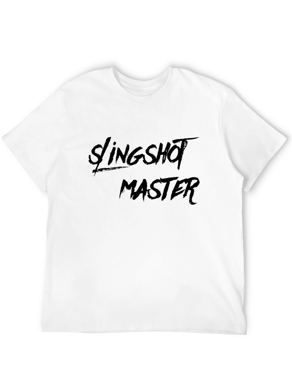 Slingshot Master Black T-Shirt - Unique Design