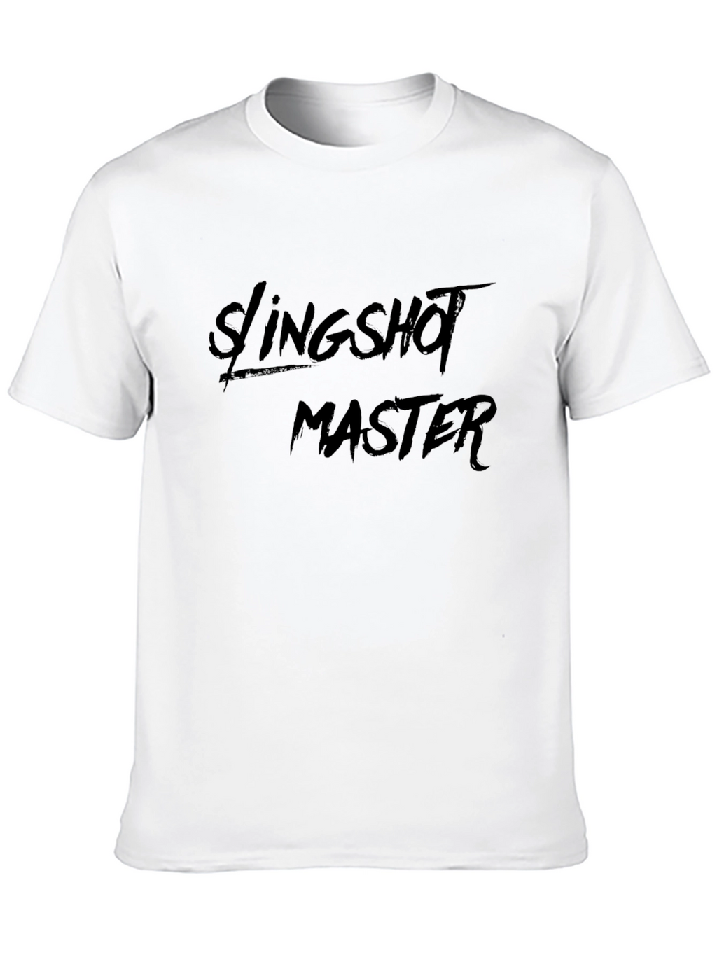 Slingshot Master Black T-Shirt - Unique Design
