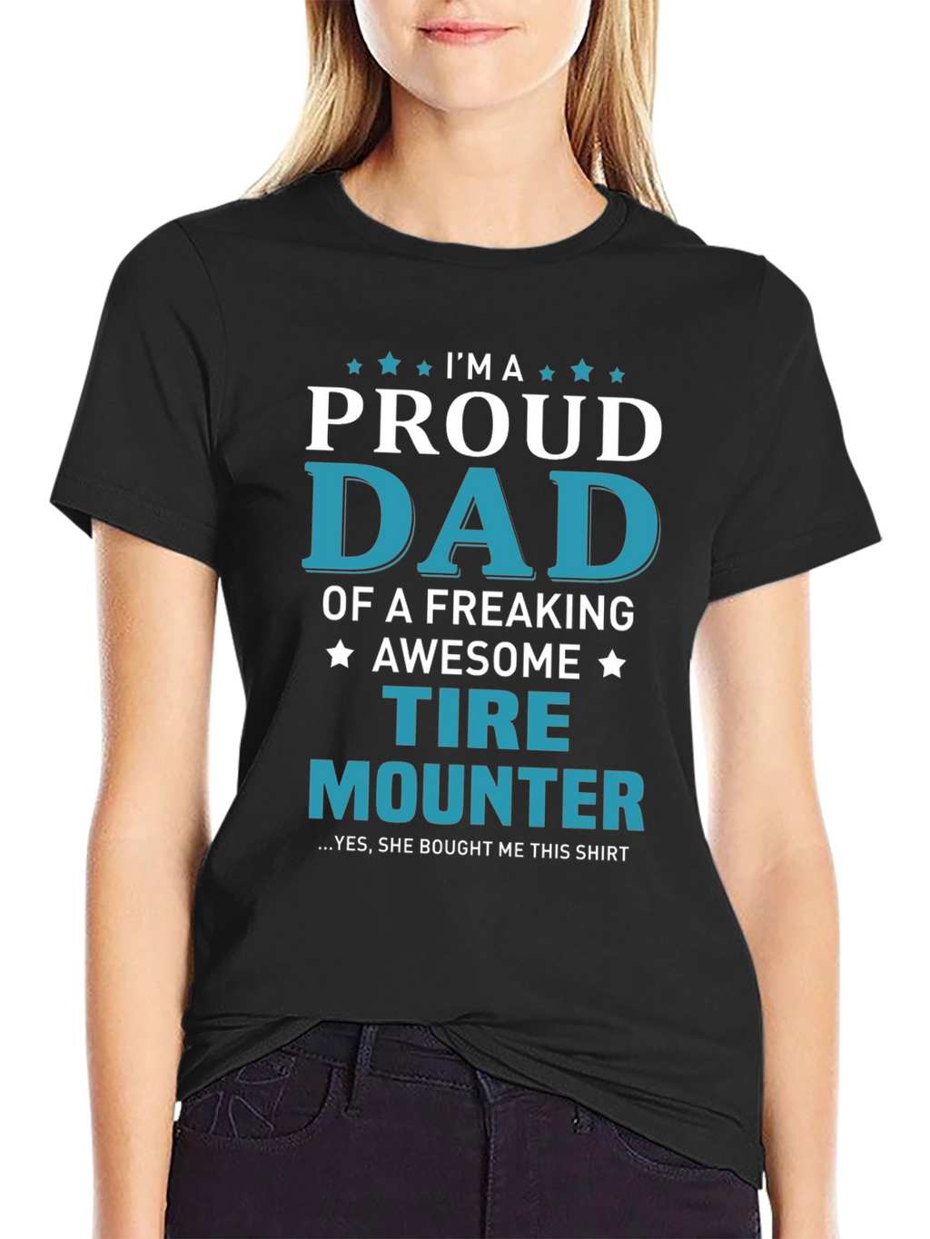 Proud Tire Mounter Dad T-Shirt