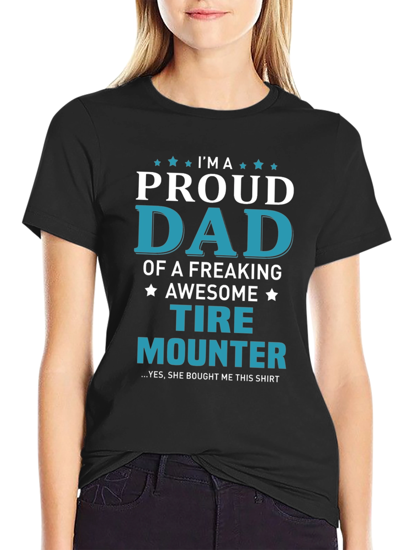 Proud Tire Mounter Dad T-Shirt