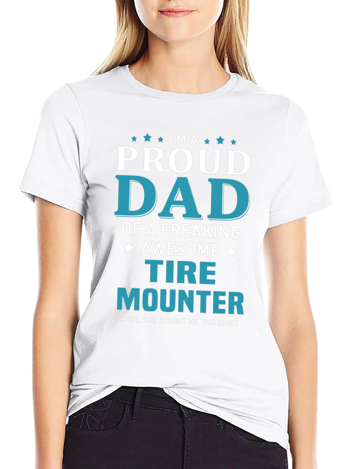 Proud Tire Mounter Dad T-Shirt